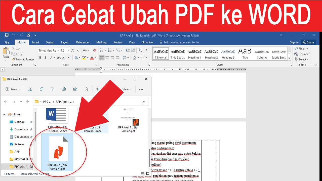 7 Rahasia Tercepat Cara Edit PDF ke Word Agar Format Tak Berubah yang Jarang Diketahui