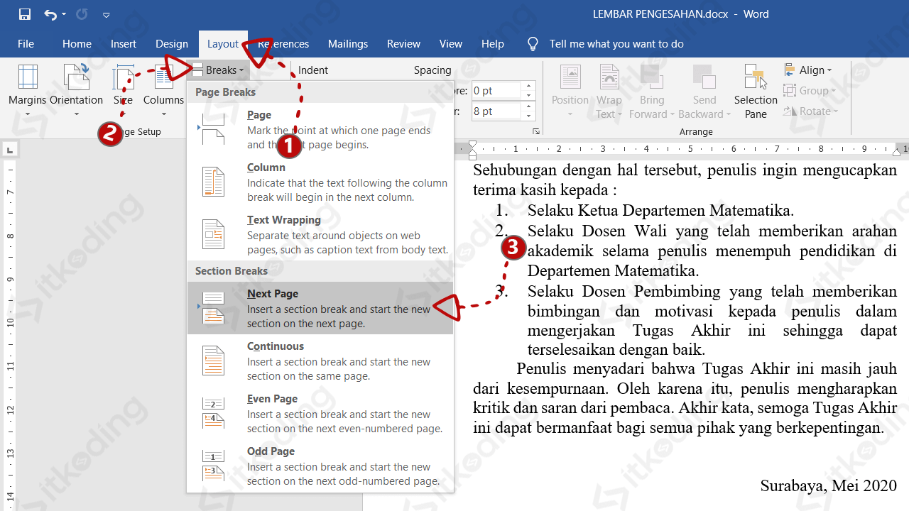 Mudah Cara Menggabungkan File Word Lengkap - LKomBis