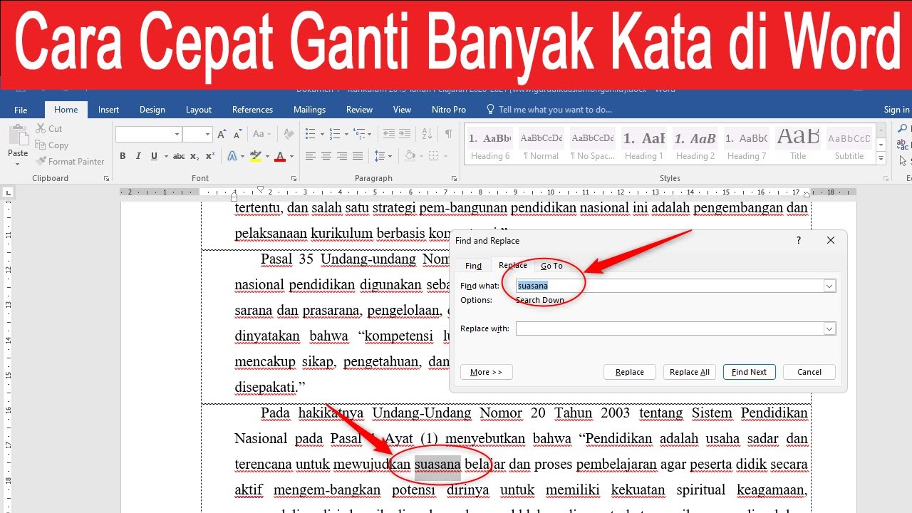 Terbongkar 5 Cara Edit Kata di Word Agar Berubah Semuanya dengan Sekali Klik Saja