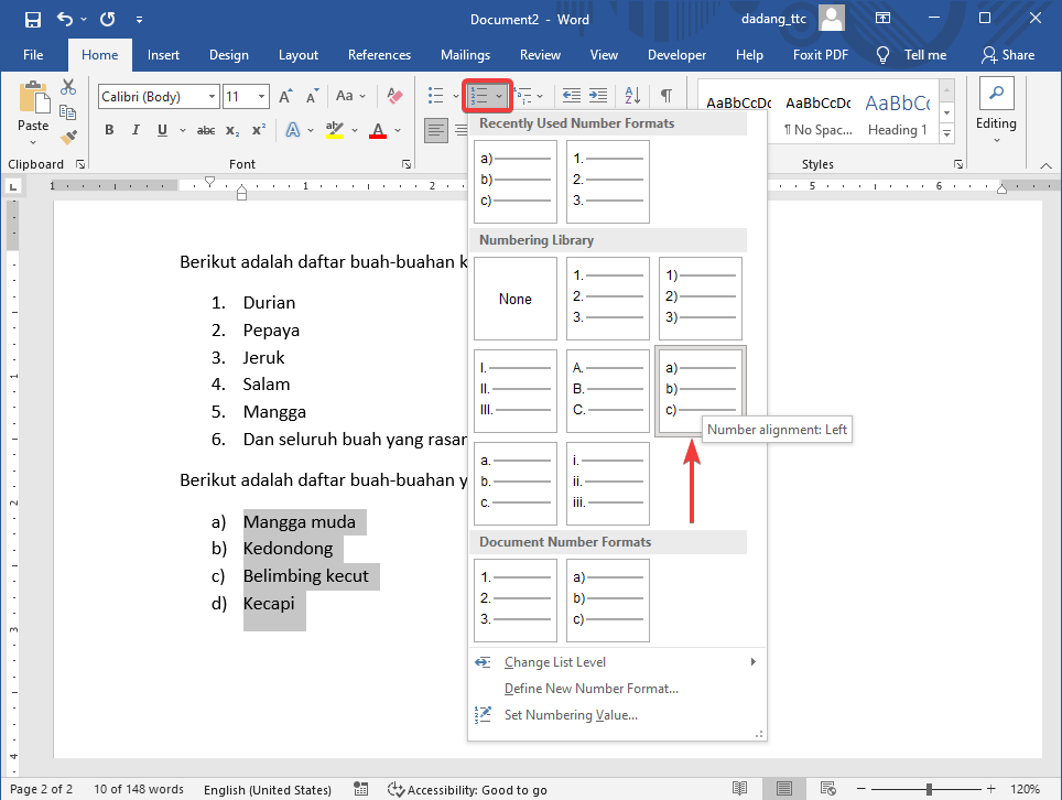 Ternyata Ini 5 Cara Heading Word Numbering Berubah Otomatis Yang Jarang Diketahui Orang